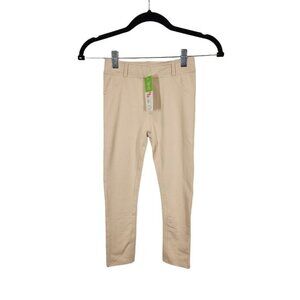 NWT Dopodopo Girls Pull On Jeggings in Tan - Size 5-6‎ Years